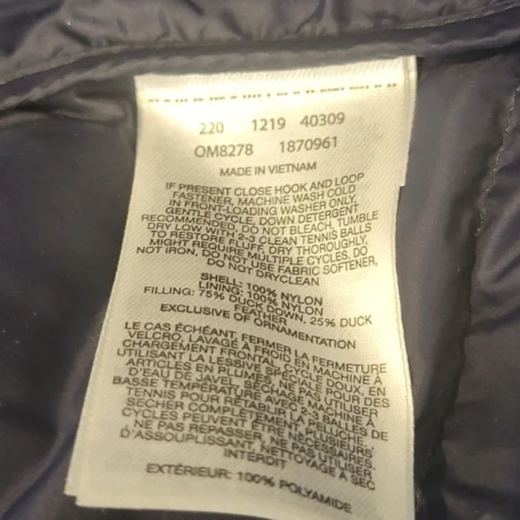 Mountain Hardwear Down Mt. Eyak  Lightweight Jacket Hiking Coat  M  L - Picture 12 of 13